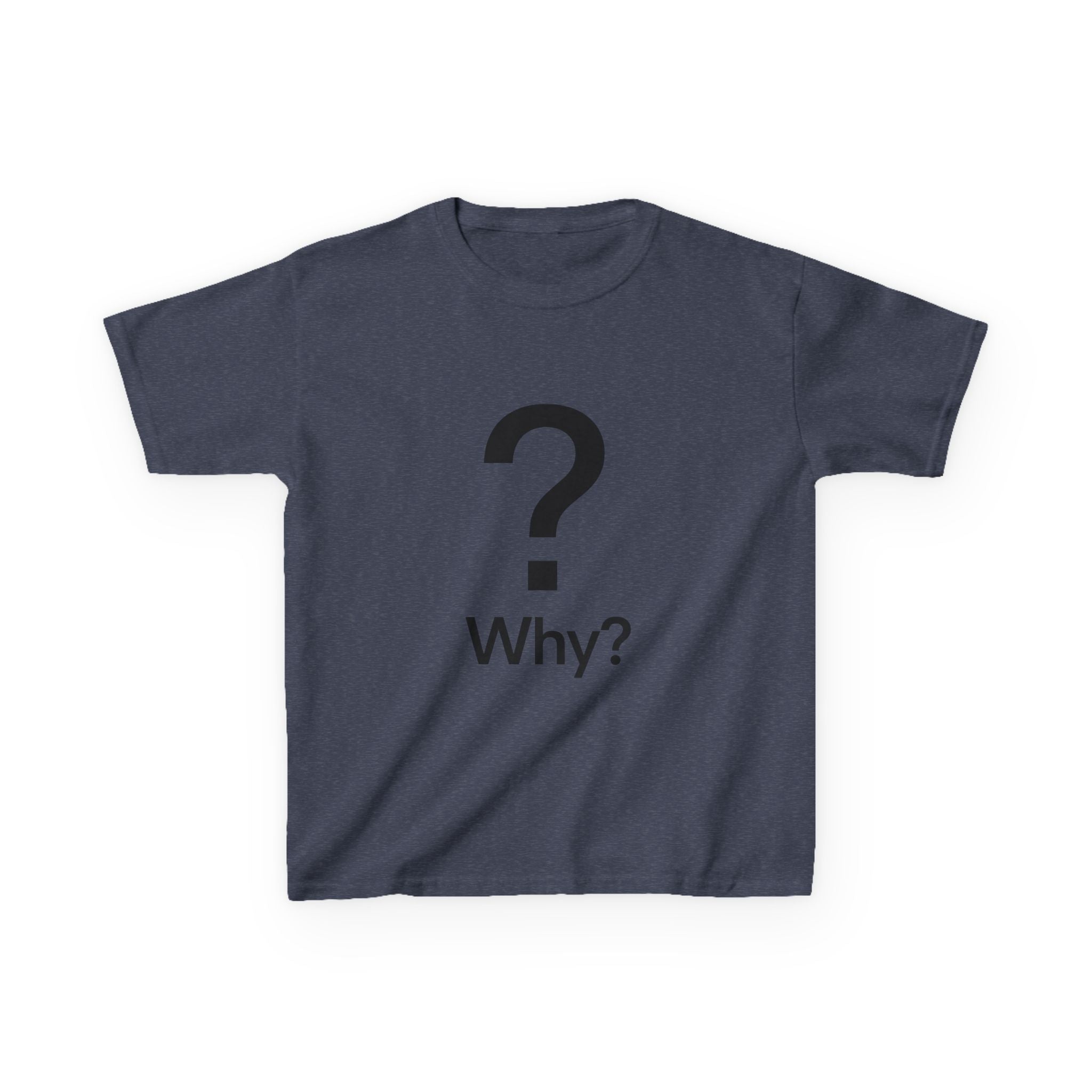 Artifact 19 | First Question Kids Tee, TechnoSophy Soft Youth Shirt, Bold Glyph for Curious Minds