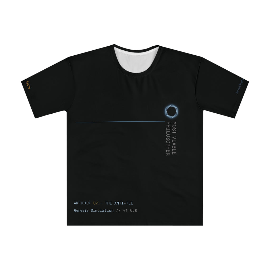 Artifact 07 | Anti-Tee, from TechnoSophy, Minimalist Statement Shirt, Satirical Gift for Thinkers, Rebels, Cave Leavers