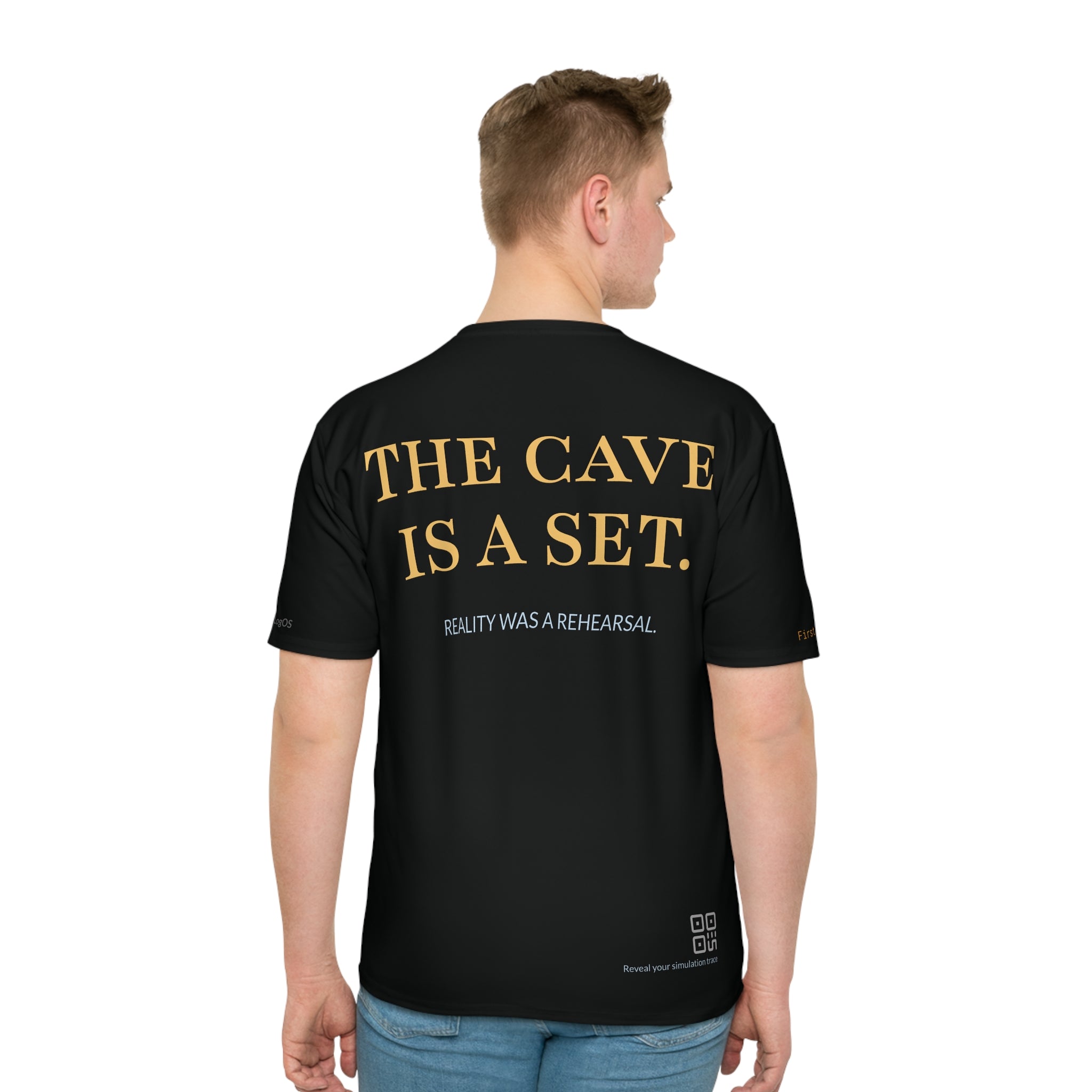 Artifact 07 | Anti-Tee, from TechnoSophy, Minimalist Statement Shirt, Satirical Gift for Thinkers, Rebels, Cave Leavers