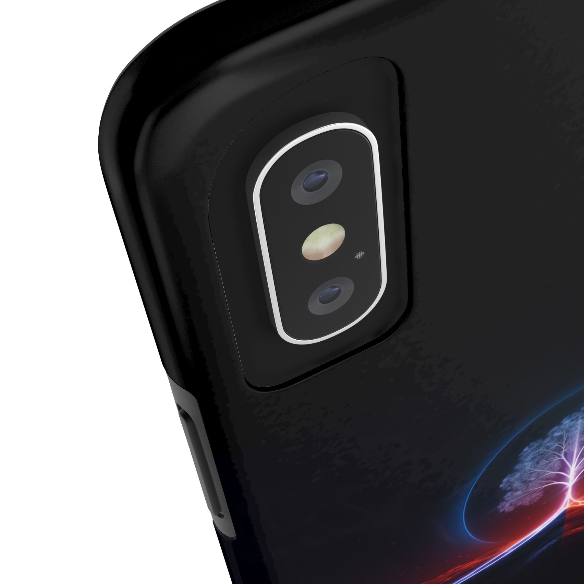Artifact 12 | Tree of Logic Tough Case, Symbolic Phone Protection from TechnoSophy, Dual-Color Luminous Glyph Tree