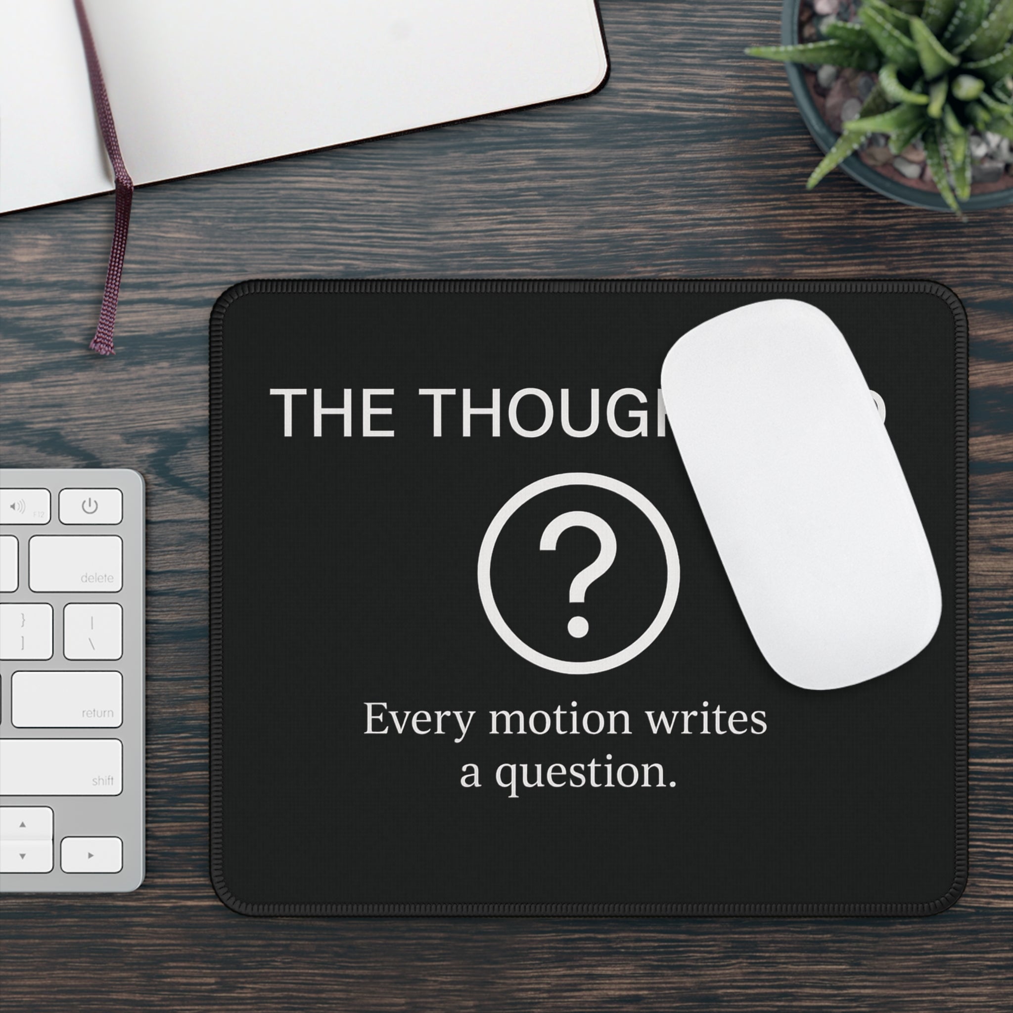Artifact 16 | Thought Pad Mousepad, from TechnoSophy — Symbolic Desk Gear for Thinkers, Coders, and Quiet Analysts