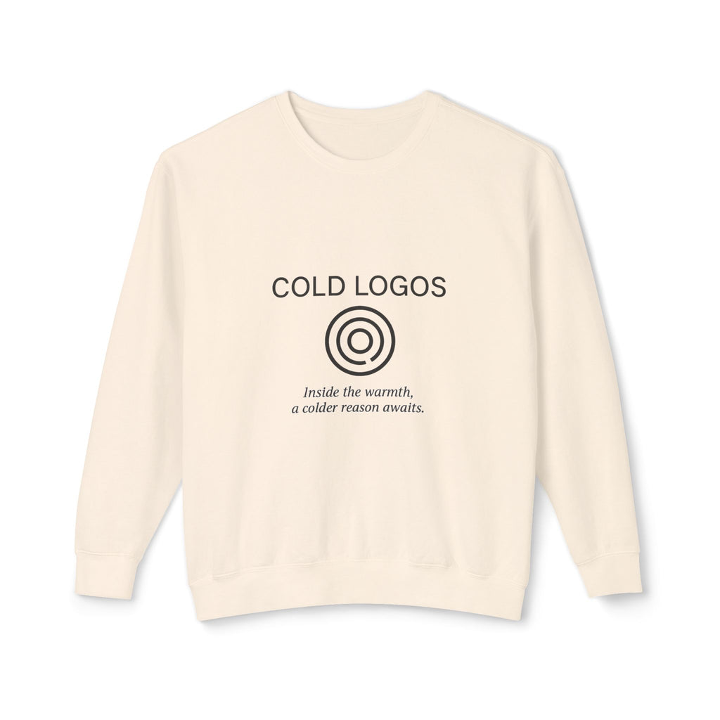 Artifact 13 | Cold Logos Sweatshirt, from TechnoSophy — Statement Ethical Gear for Rational Rebels, Think Tankers, and Chill Logicians