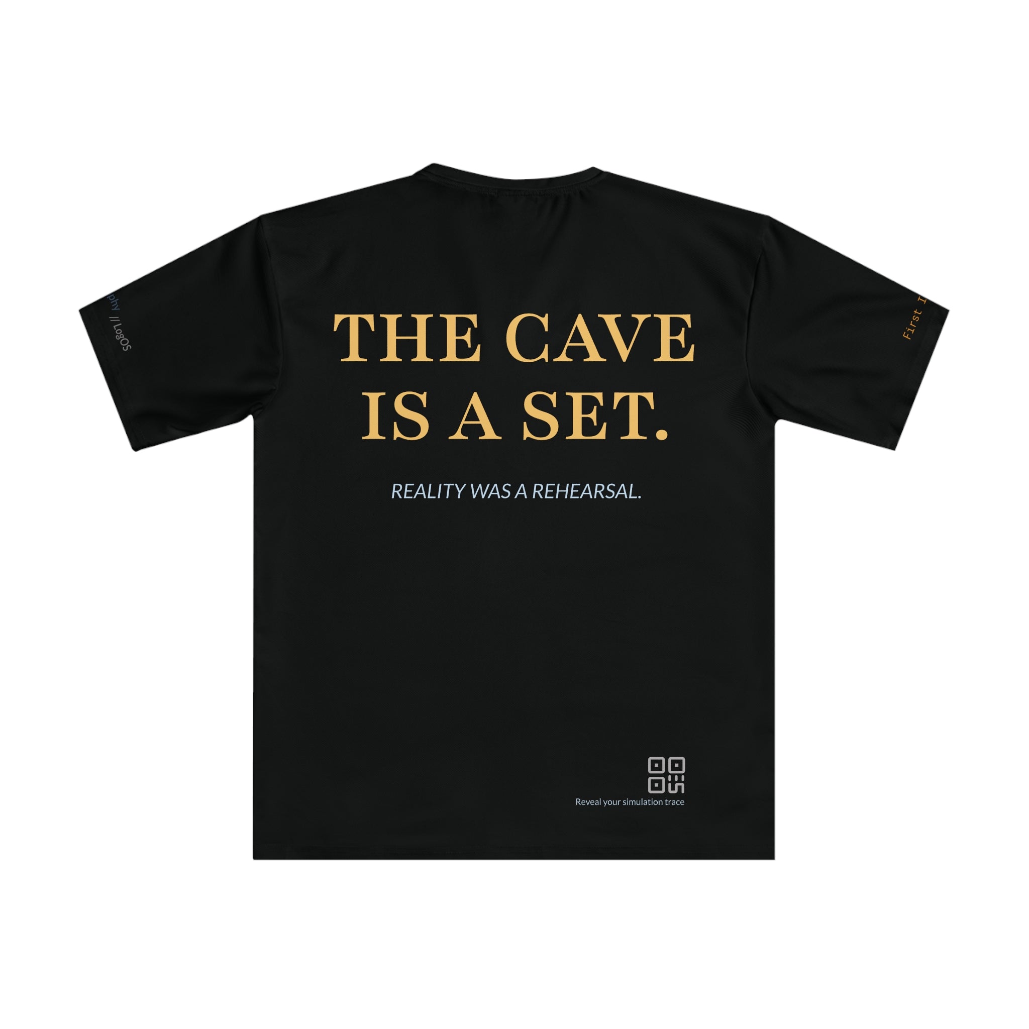 Artifact 07 | Anti-Tee, from TechnoSophy, Minimalist Statement Shirt, Satirical Gift for Thinkers, Rebels, Cave Leavers