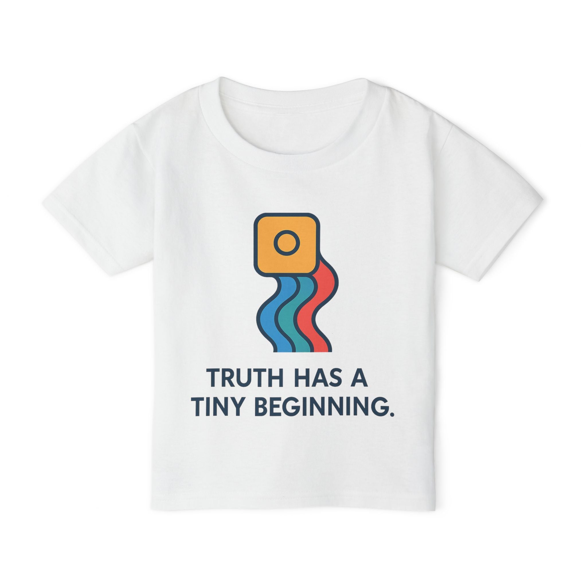 Artifact 20 | MiniLogos Toddler Tee, TechnoSophy Symbol Shirt for Micro Minds, Soft Surreal Shapes